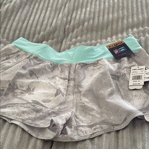 Pelagic Mint and Gray Women's Shorts
